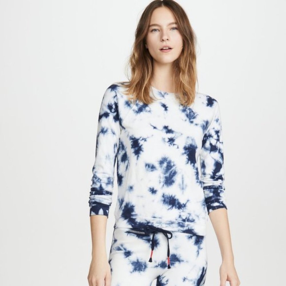 PJ Salvage White & Blue Tie Dye Set (L)